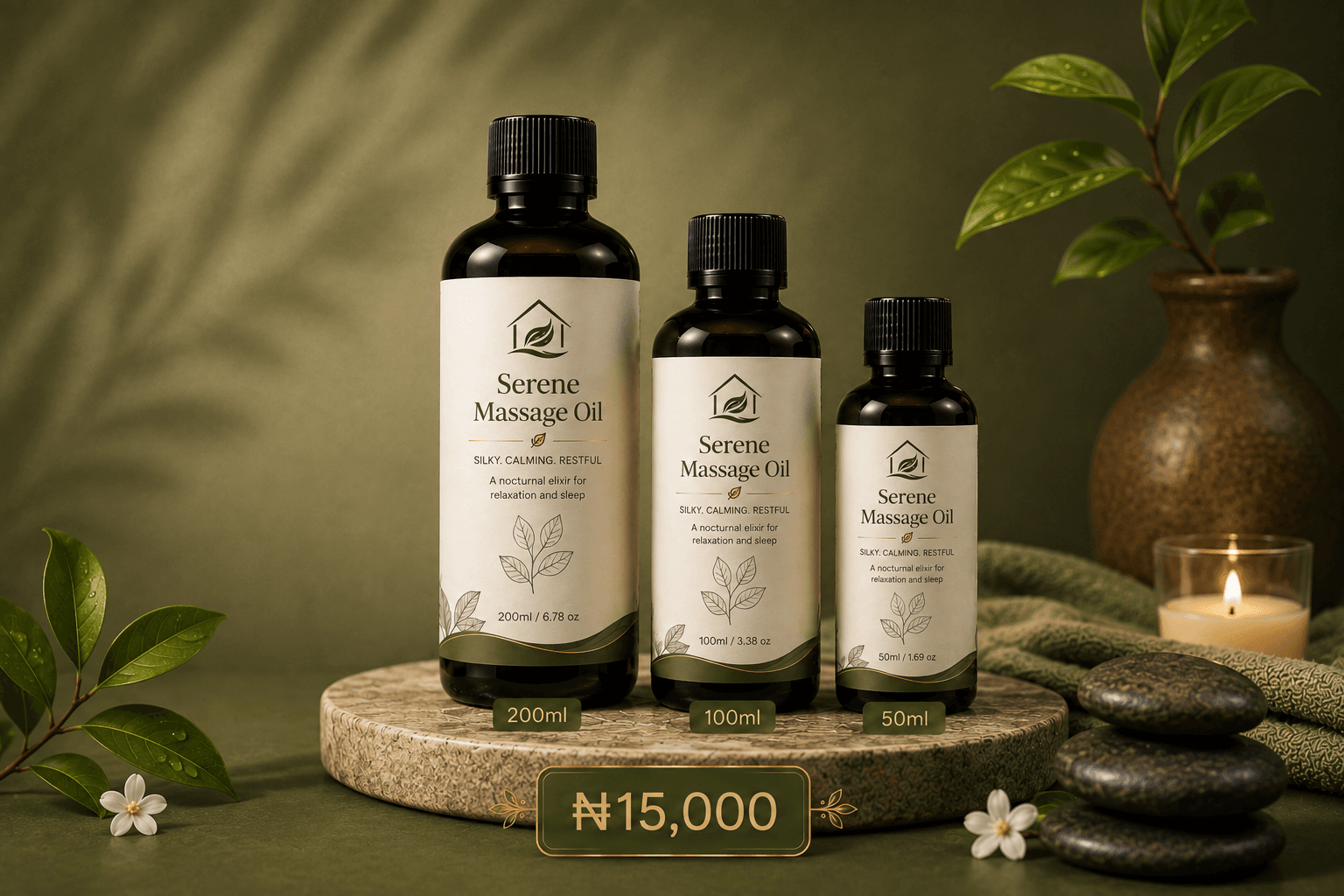 Serene Massage Oil